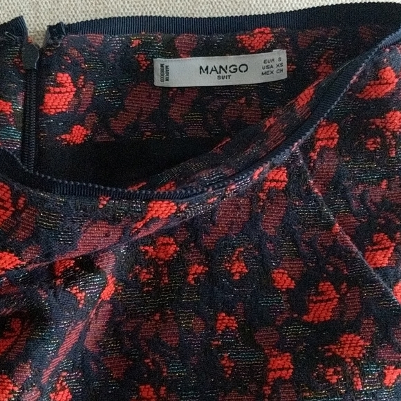 Mango jacquard mini skirt - Picture 3 of 5